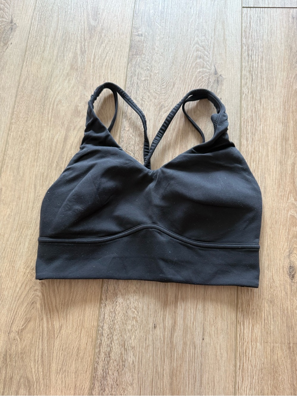 Lululemon‎ Align Black Strappy Sports Bra Size 6